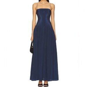 Laura Maxi Dress in Navy Blue